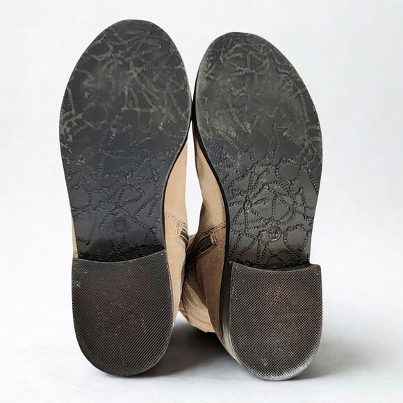 Steve Madden Women's Over The Knee Tall Tan Suede Fringe Flat Heel Boots 6.5 - Picture 5 of 7